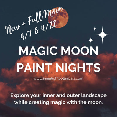 Magic Moon Paint Nights | Inner Light Botanicals | Mandee Nicole | manifestation | nature | online event
