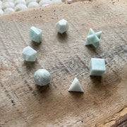 Inner Light Botanicals online crystal shop Amazonite Sacred Geometry Crystal Set